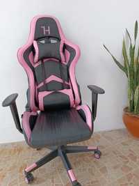 Cadeira gamer  rosa