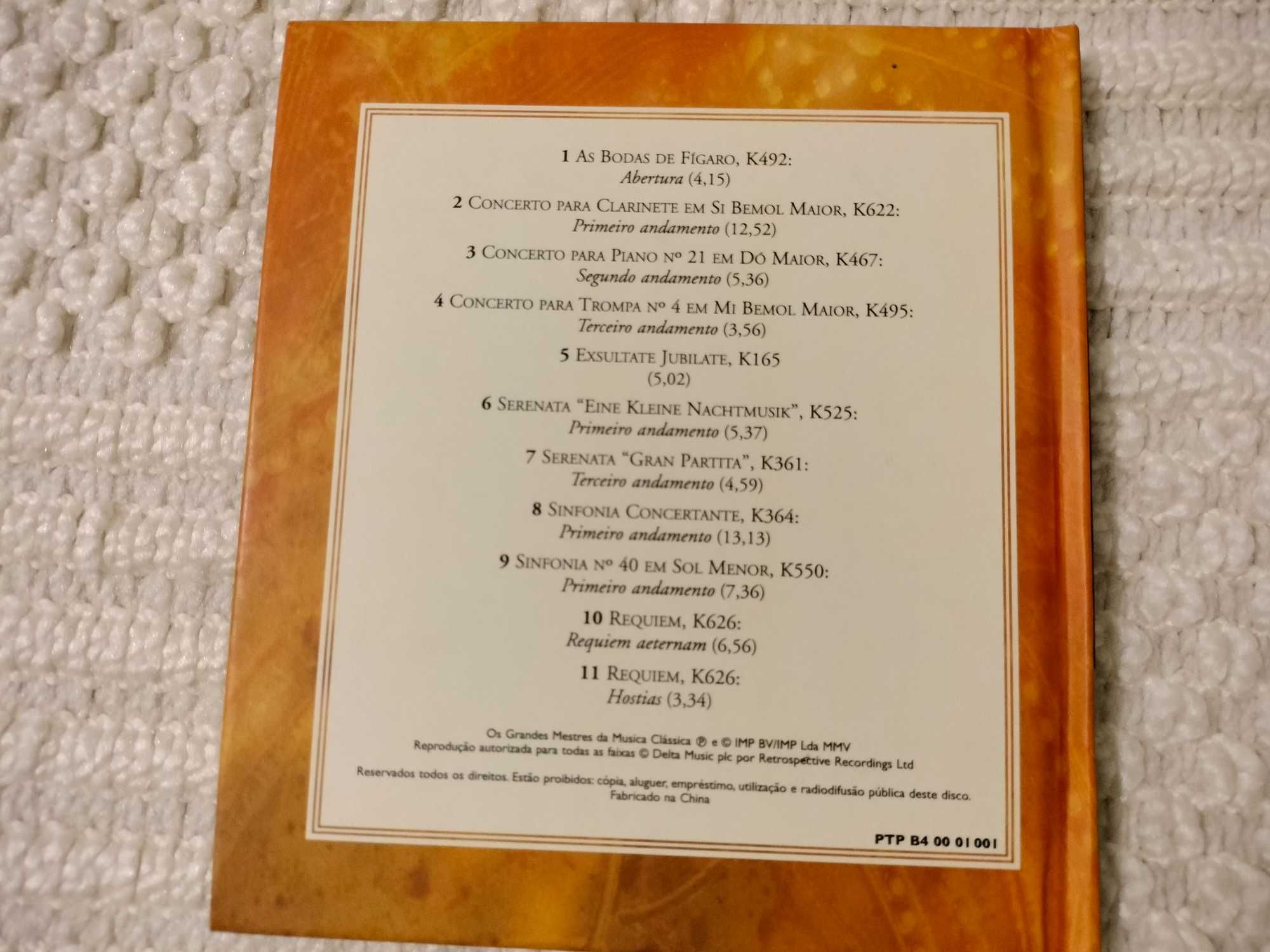 Conjunto de 3 CDs de Música Clássica