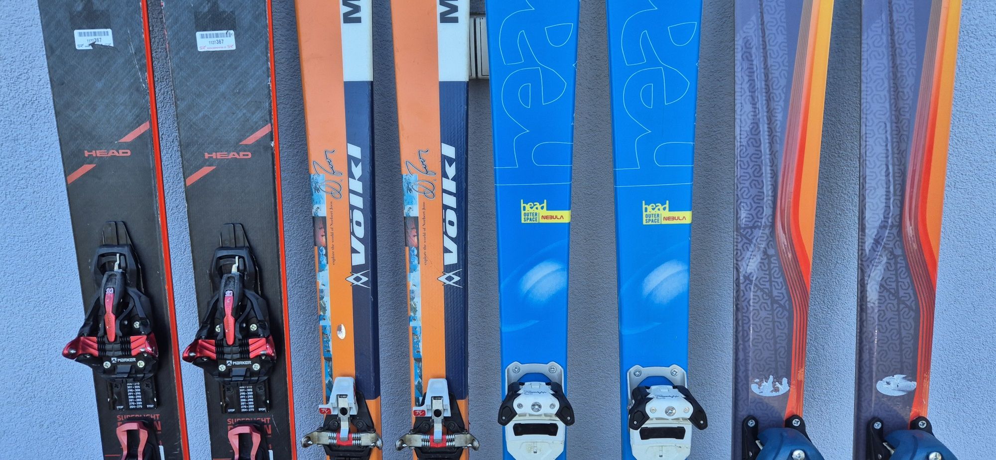 Narty skiturowe pinowe i szynowe pakiet nart