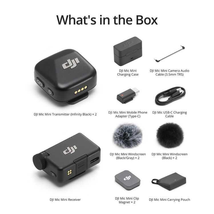Мікрофонна система DJI Mic Mini на 2 особи (CP.RN.00000433.01)