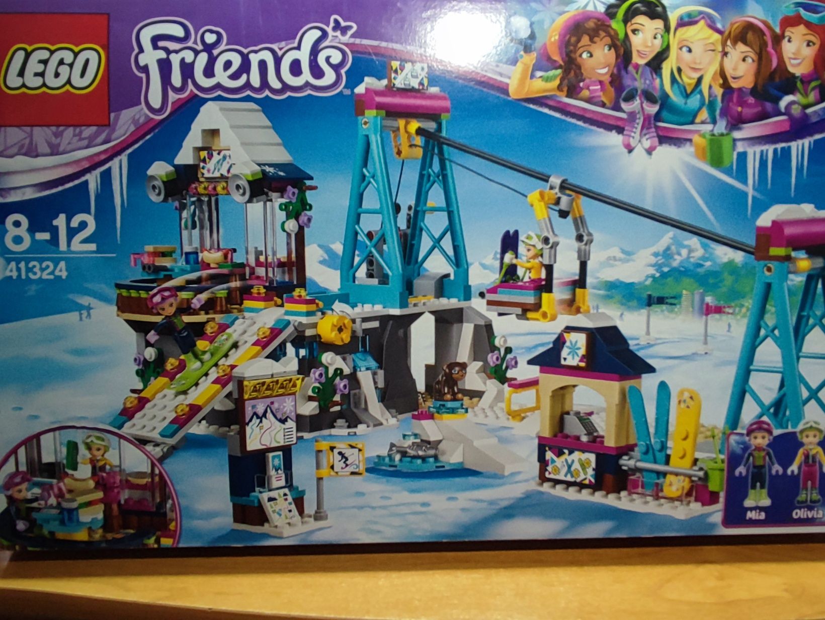 LEGO® 41324 Friends - Wyciąg narciarski w zimowym kurorcie