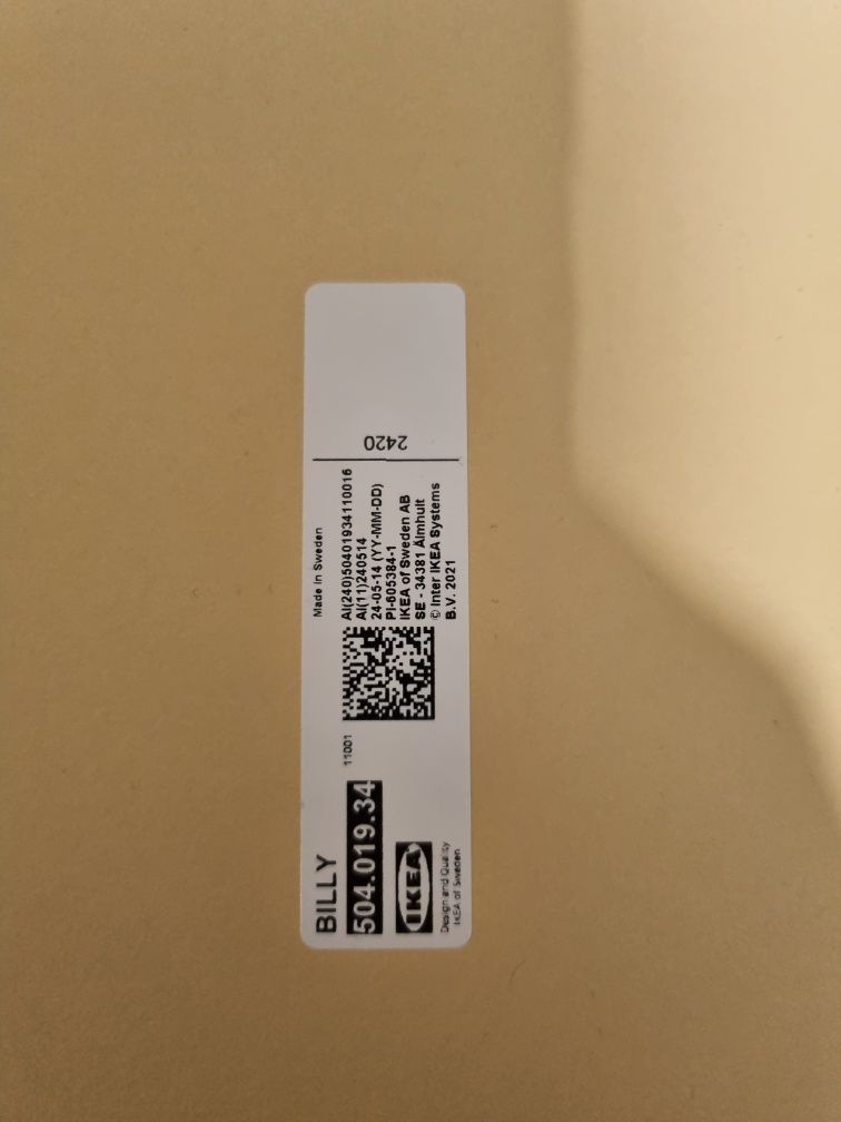 Nadstawka regału IKEA Billy 40x40x35