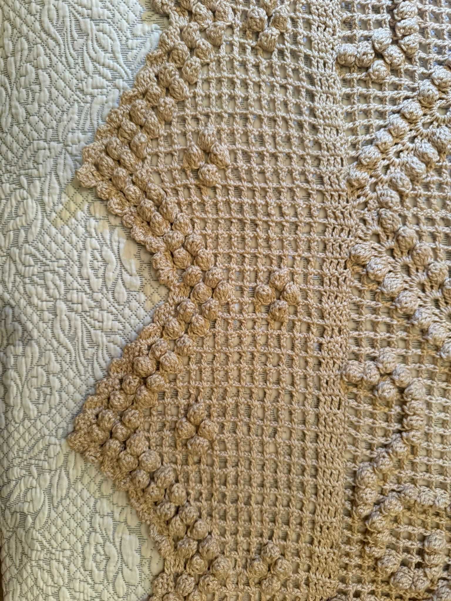 Colcha de Crochet Cama Casal | Handmade Crochet Bedspread Double Size