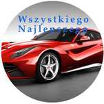 Opłatek na tort Urodziny Ferrari Auto