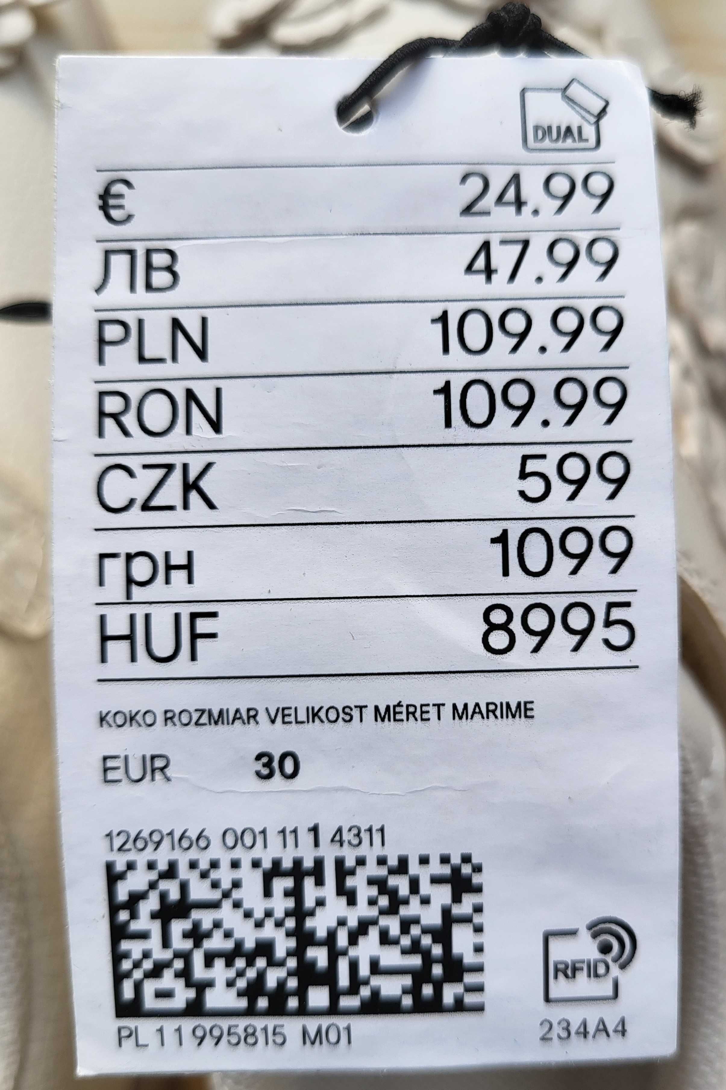 H&M Adidaski dziewczęce z kwiatkami r. 30 - NOWE - NAJTANIEJ na RYNKU!