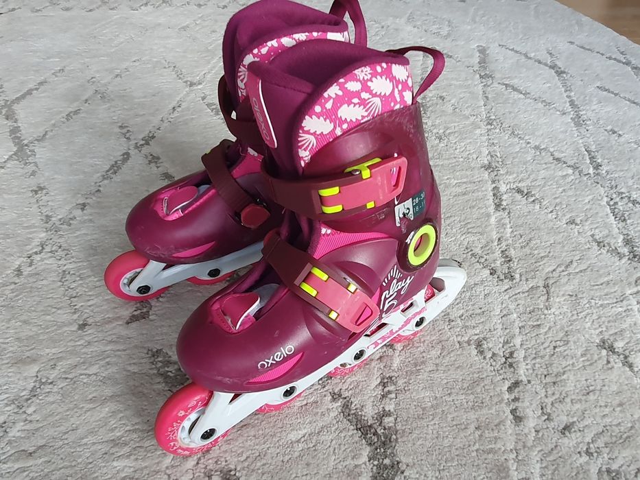 Rolki dziecięce Oxelo Decathlon rozm. 28-30
