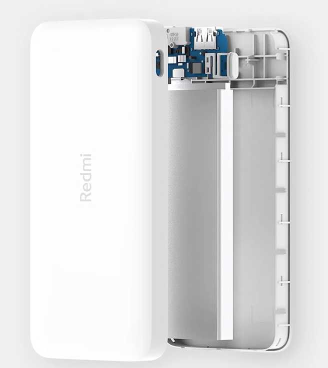Универсальная зарядная батарея  Xiaomi Redmi Power Bank 10000mAh White