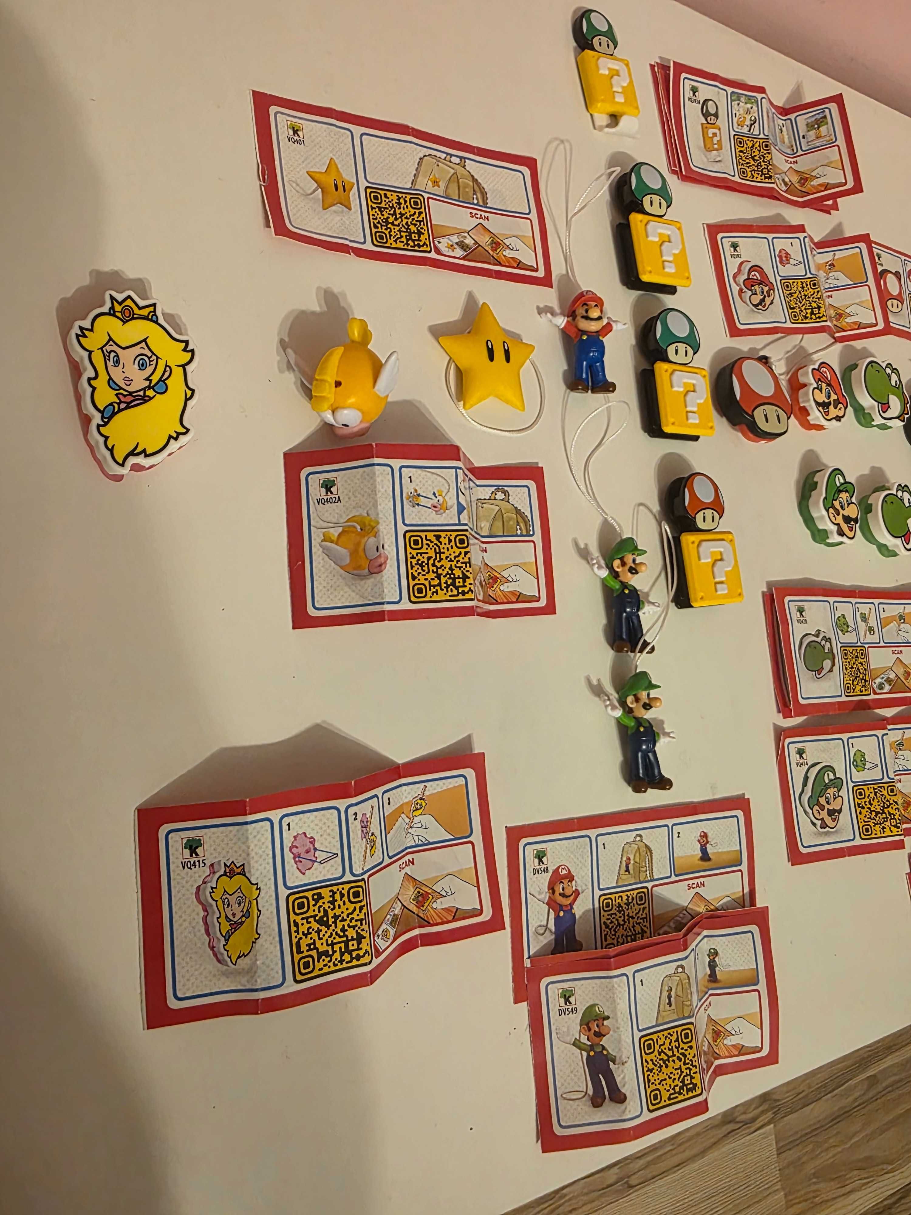 Super Mario Kinder Joy Jajko Niespodzianka Karteczka Księżniczka Figur