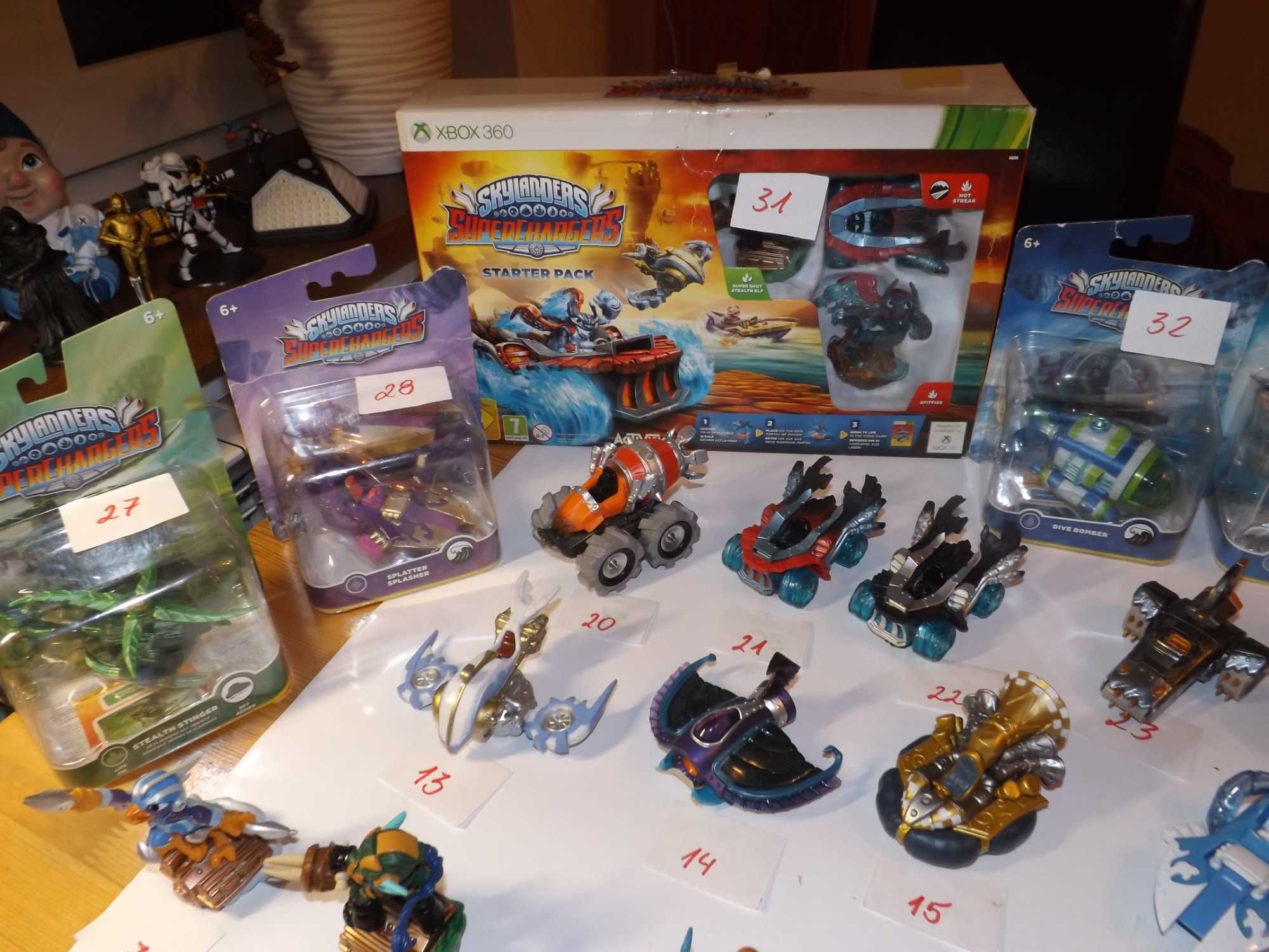 Superchargers, skylanders, figurki, kolekcja