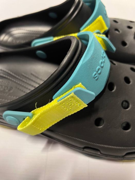 Літні крокси сандалі Crocs шлопанці оригінал чоловічі чорні туристичні
