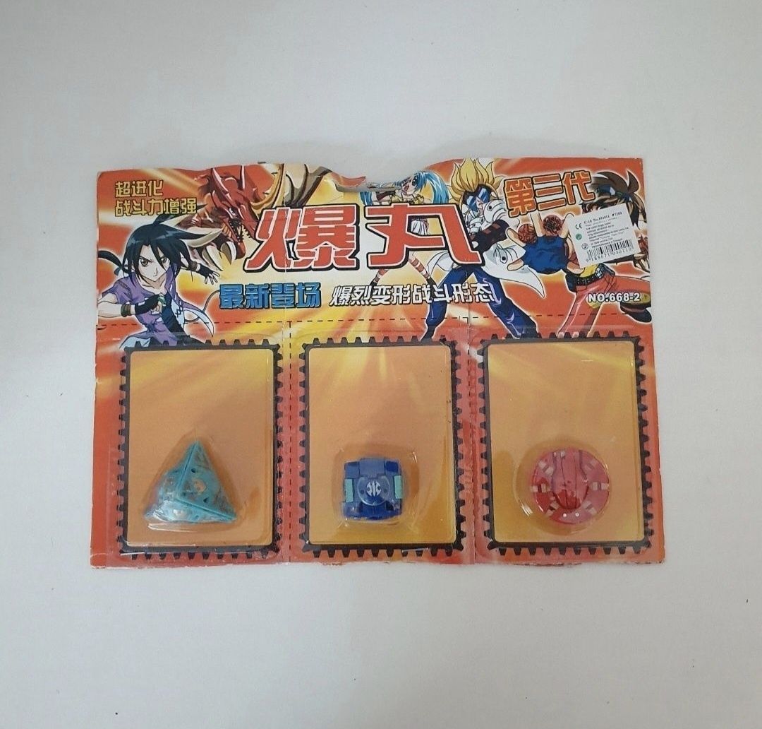 Bakugan 3 szt Zestaw Nowy Zabawka