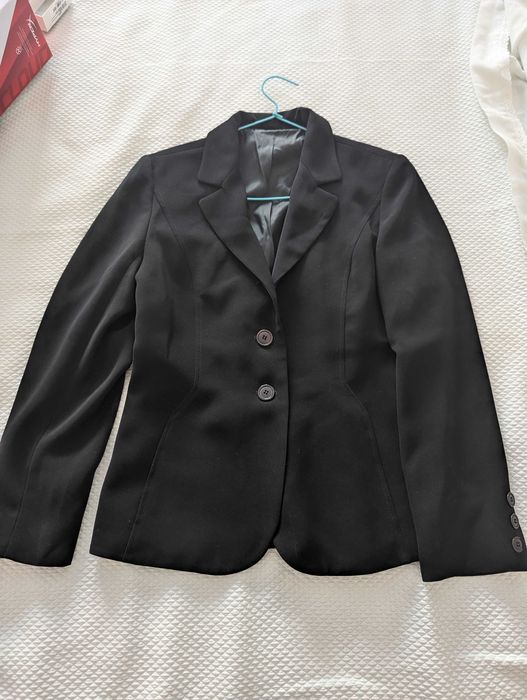 Blazer de Mulher Tamanho S - Cor de Rosa, Preto e Beige