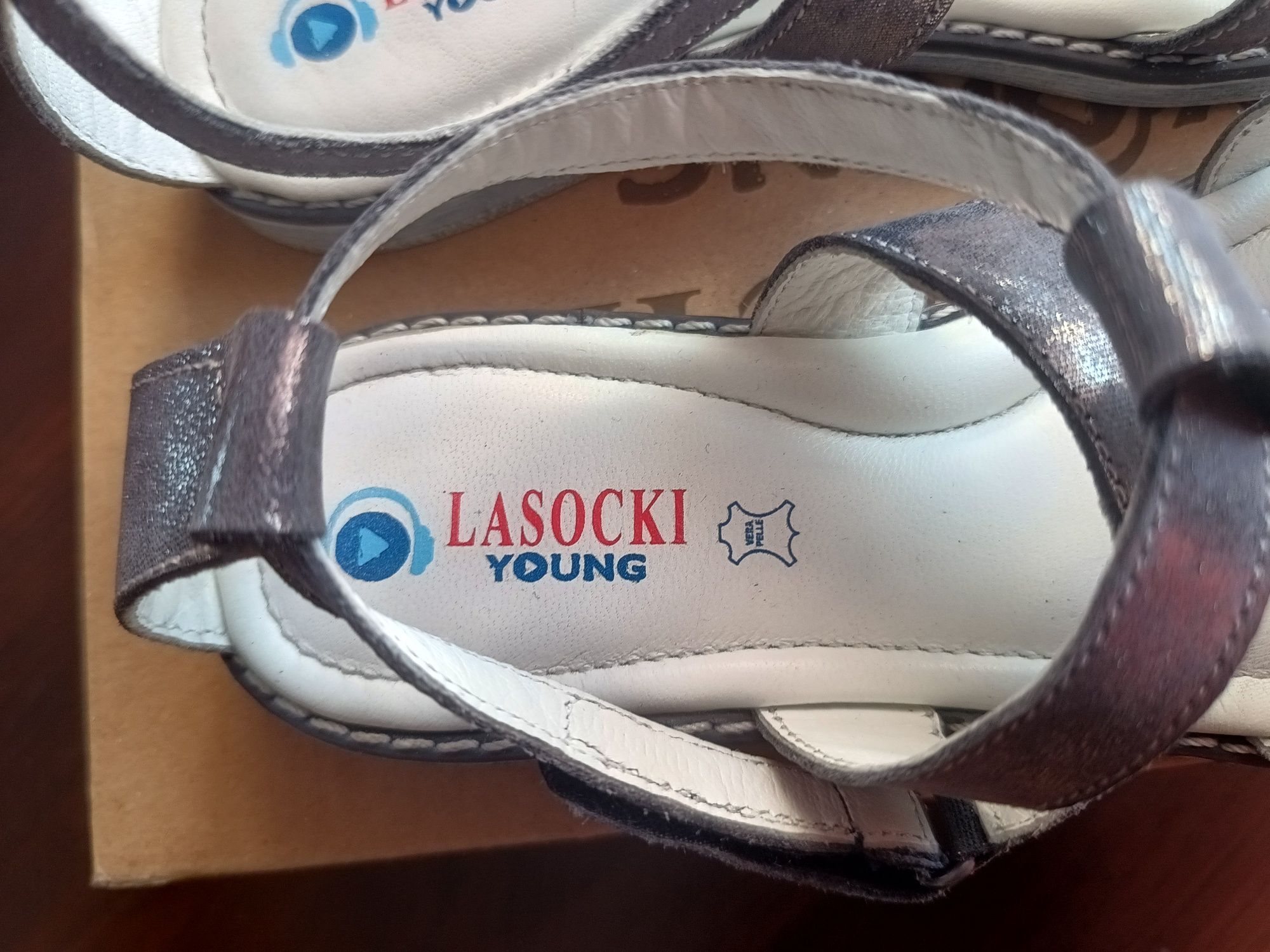 Sandałki Lasocki j nowe 34
