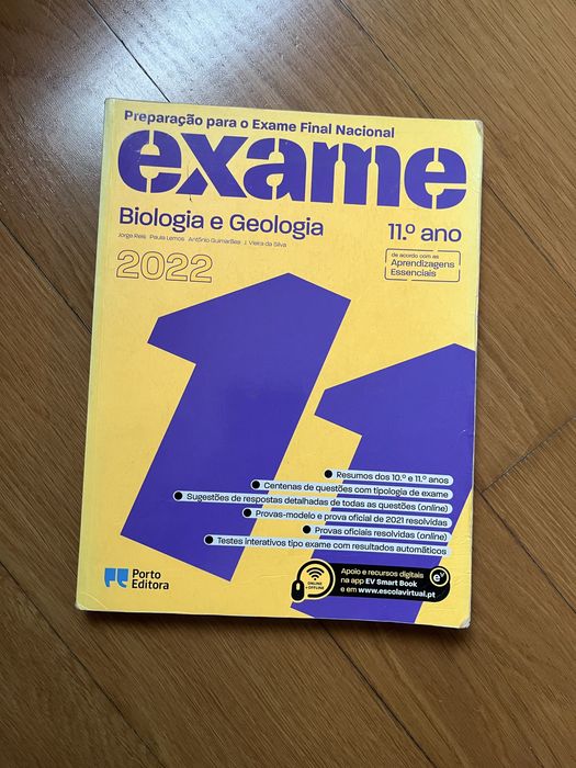 Livro preparação para exame biologia e geologia