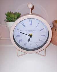 15cm Piękny zegar rzyskie cyfry różowy metalowy zegar