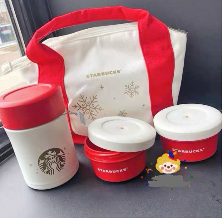 Оригінальний різдвяний подарунковий набір ланч боксів Starbucks