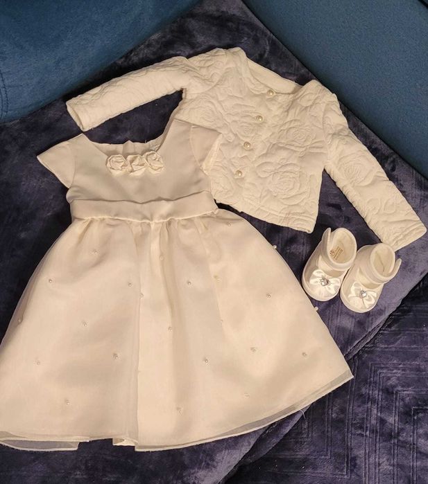 Komplet do chrztu dla dziewczynki