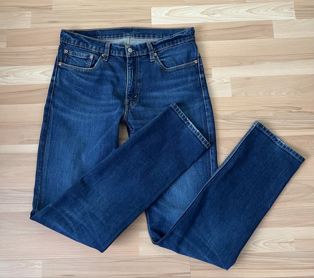 Продам чоловічі джинси Levis 511 темно-сині Slim Fit W34 L34