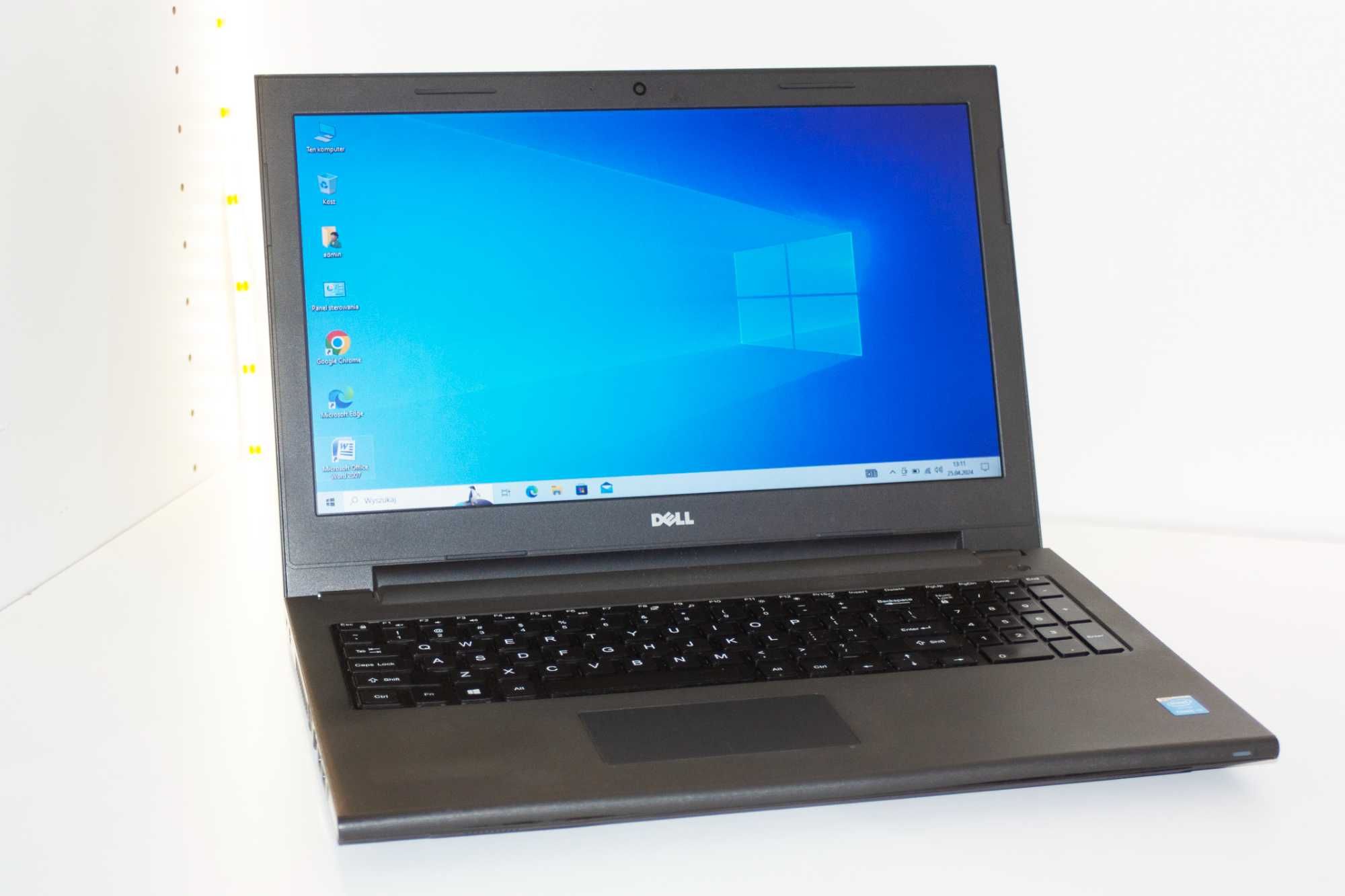 Laptop Dell 15,6" i3 8GB 250SSD Bat~4h Win10 Gw-6mc!
