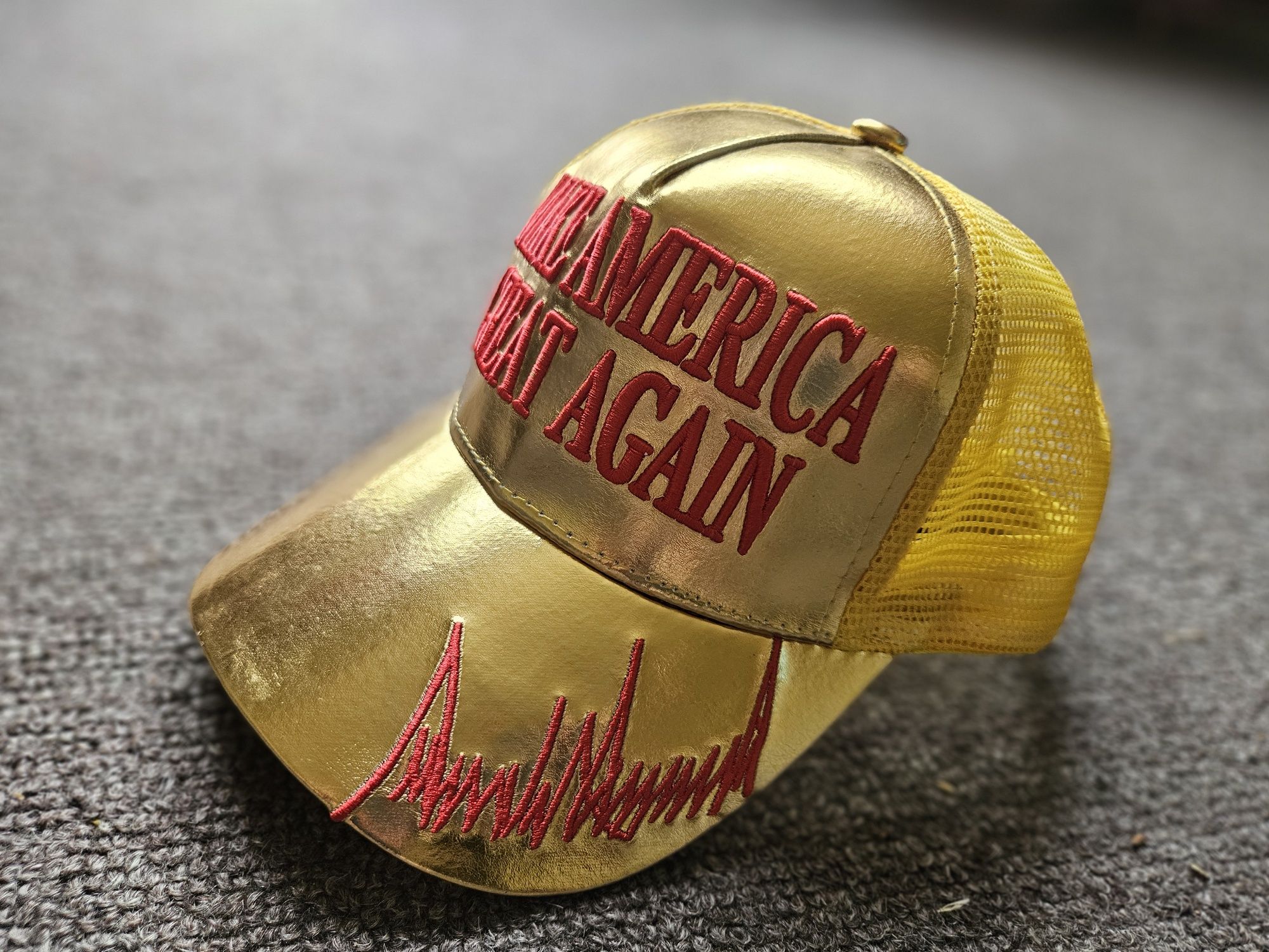 Nowa złota czapka Donald trump Make America Great Again