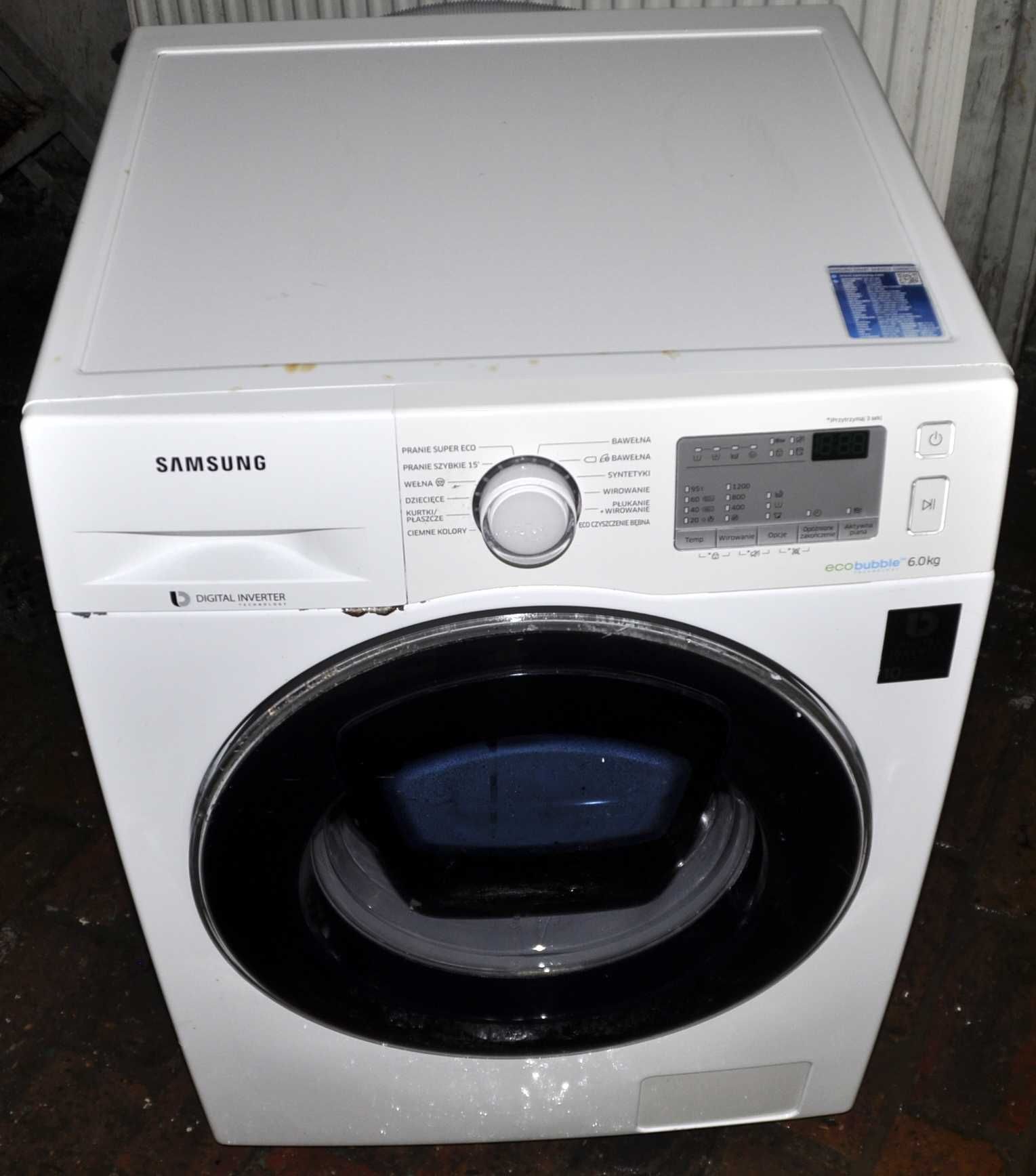 PRALKI PRALKA ecobubble samsung 7 kg gwarancja inverter gratis