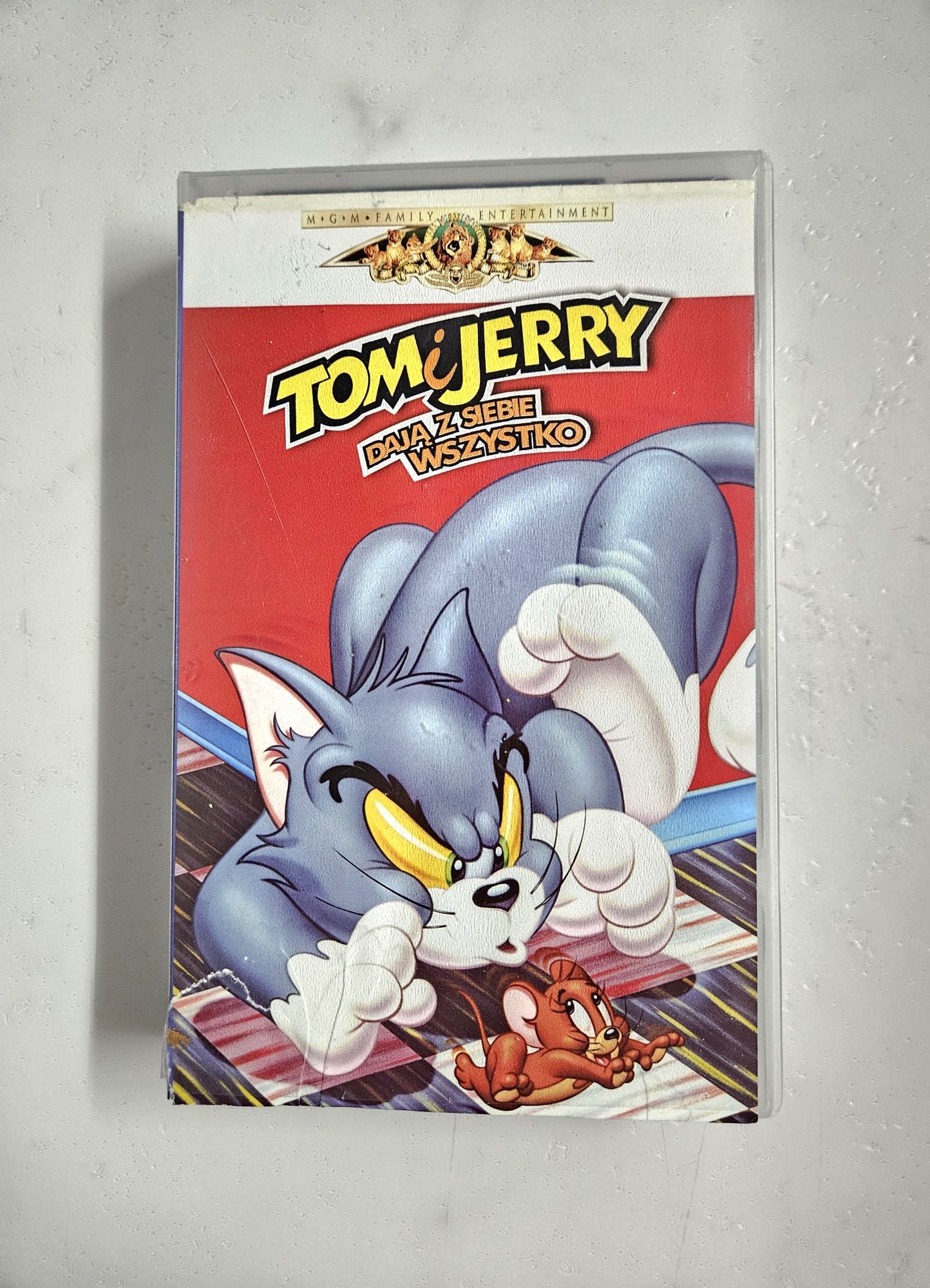 Kaseta VHS, Bajka Tom i Jerry Dają z Siebie Wszystko, Disney, Bajki dl