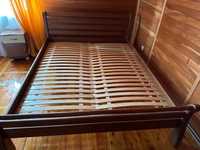 Ліжко кровать деревяне спальня колір горіх 160х200