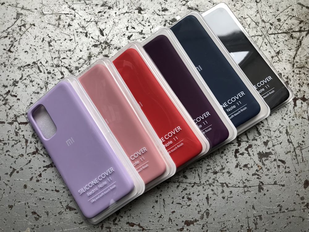 Чехол Silicone Case Full на Xiaomi Redmi Note 11 Микрофибра все модели