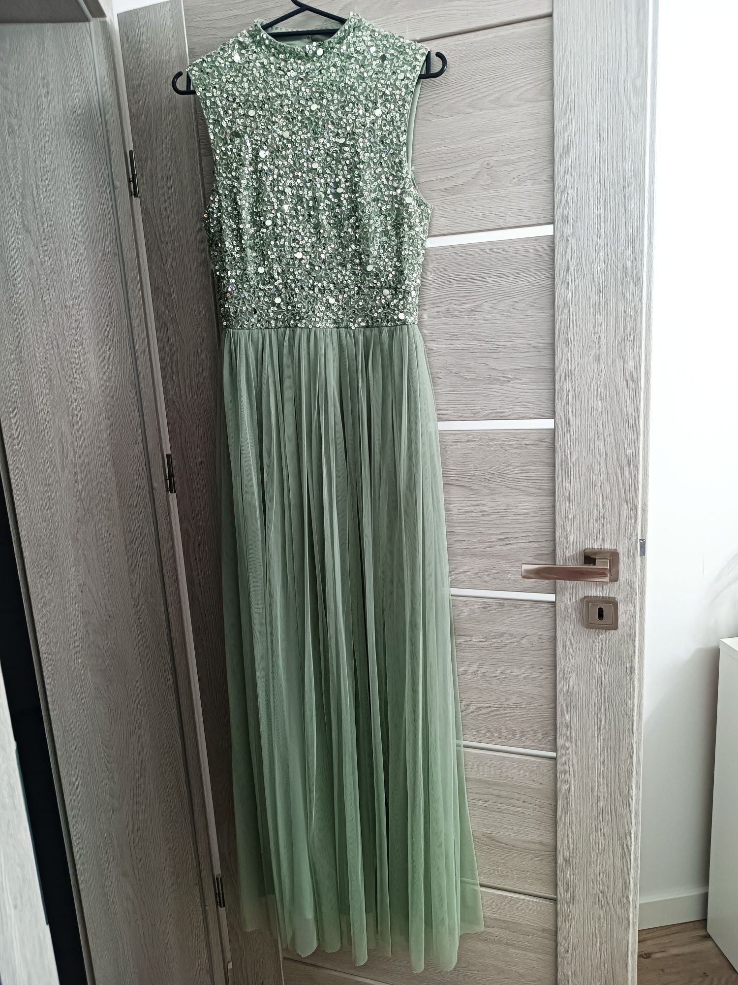 Beauut sukienka koktajlowa studniówka glamour maxi rozmiar 38