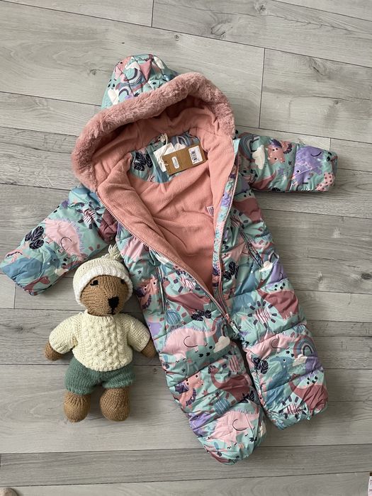 Зимовий комбінезон на дівчинку next  92 та 86 розмір