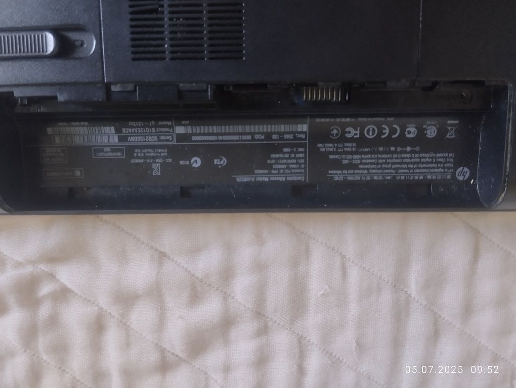Ноутбук HP Pavilion g7-1312sr по запчастям