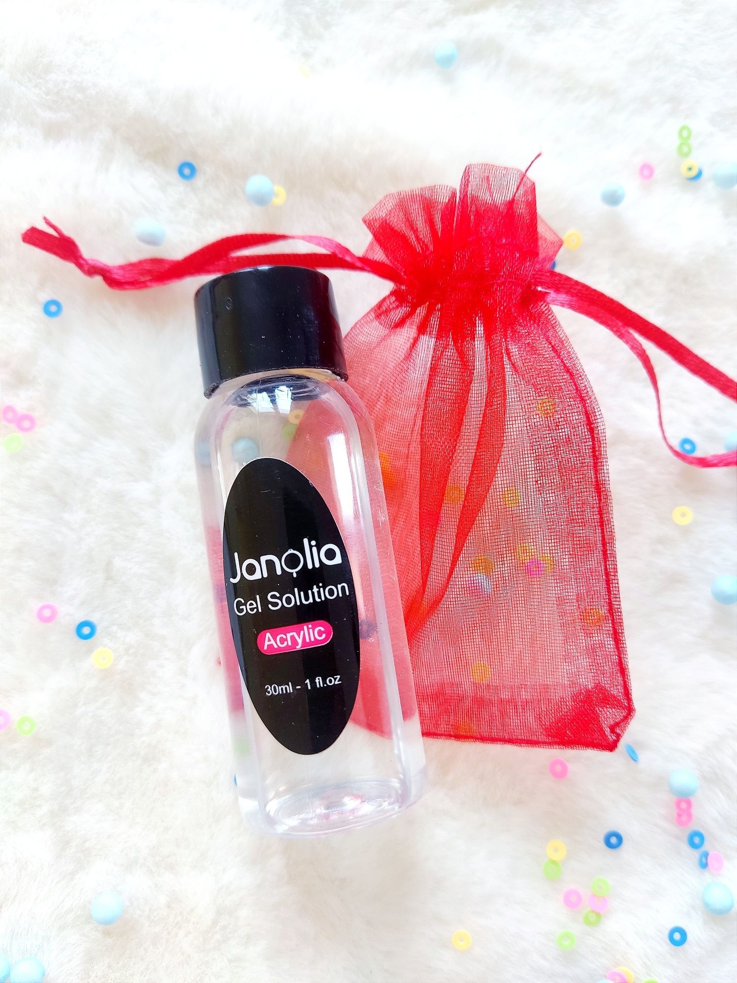 Nowy gel solution acrylic liquid janolia do żelu manicure pielęgnacja