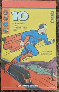 Рідкісні марки супергерої, супермен, комікси. Канада.