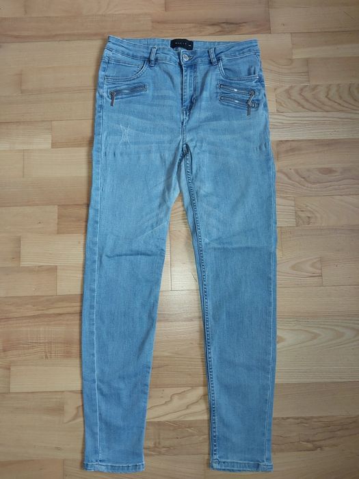 Jeansy spodnie Mohito 38 M dzinsowe damskie niebieskie