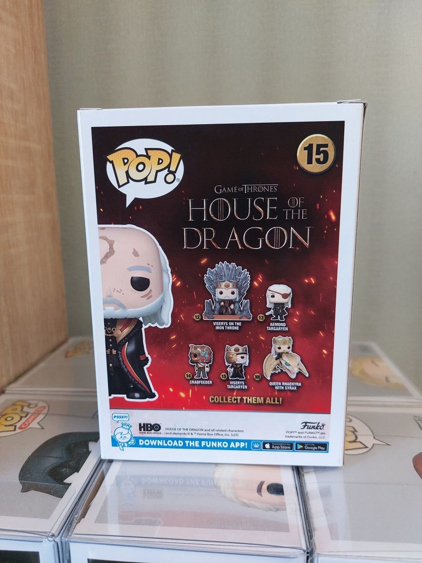 Funko POP Viserys Targaryen Chase House of Dragon Game of thrones