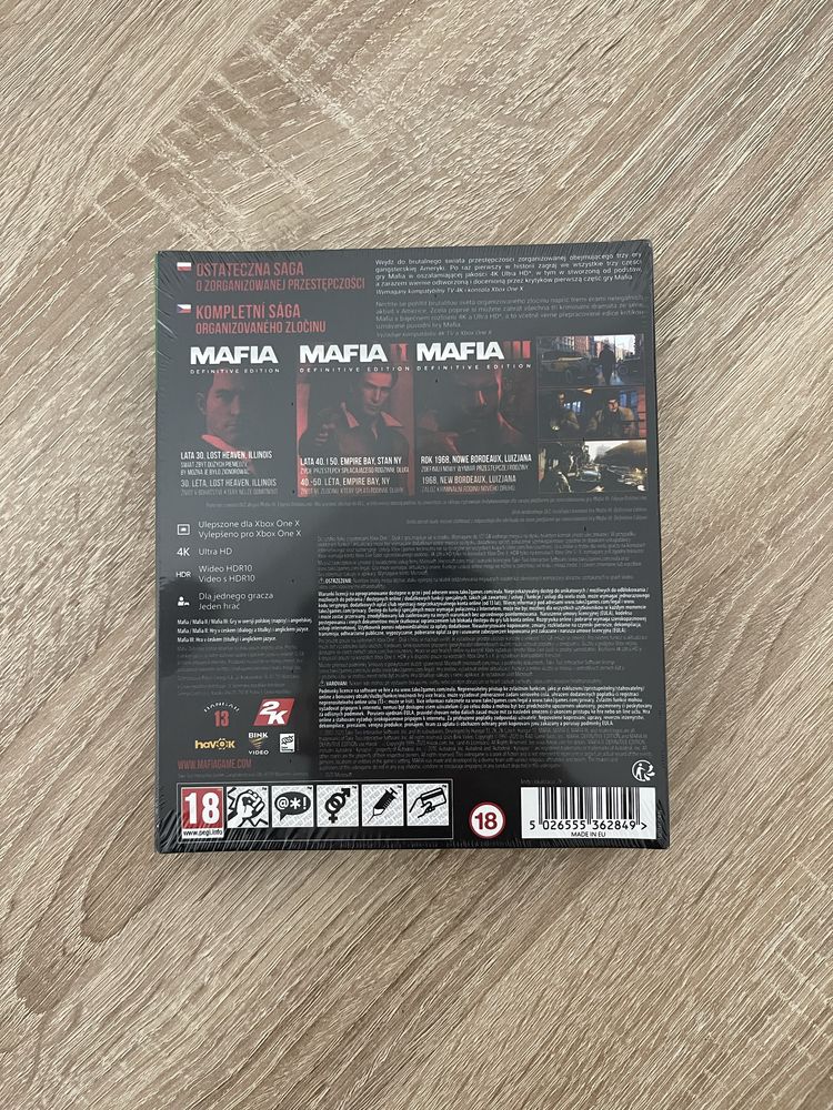 Mafia Trylogia Xbox One nowa w folii polska wersja