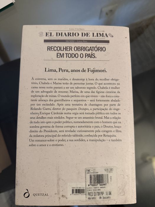 Livro Cinco Esquinas