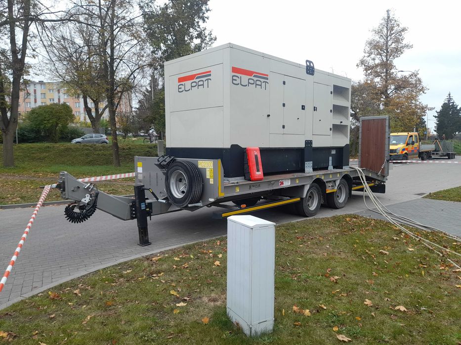 Wynajem agregatu prądotwórczego od 100kVA do 400kVA