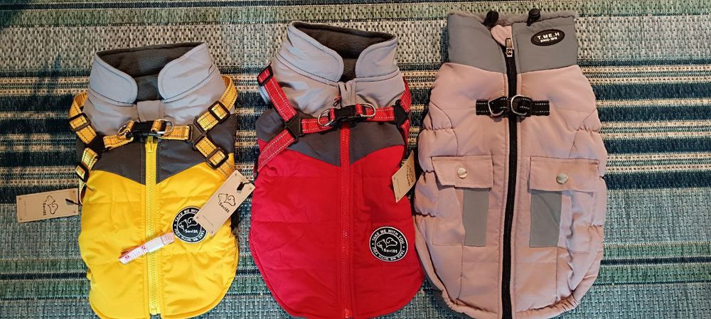 Одяг для собак, зимові куртки з флісовою підкладкою для собак SAVLOT