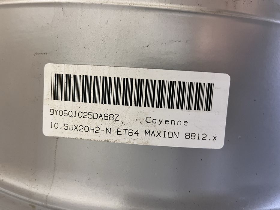 Jantes 20” 5x130 Originais Porsche Cayenne Coupe Taycan Panamera