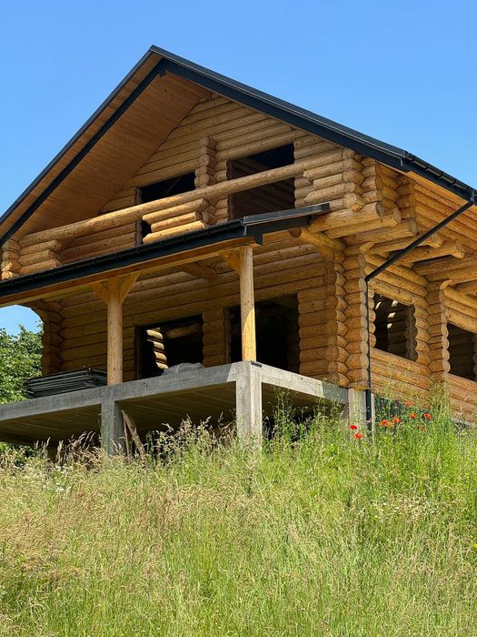 Сруб, будинки, бані, дикарь.