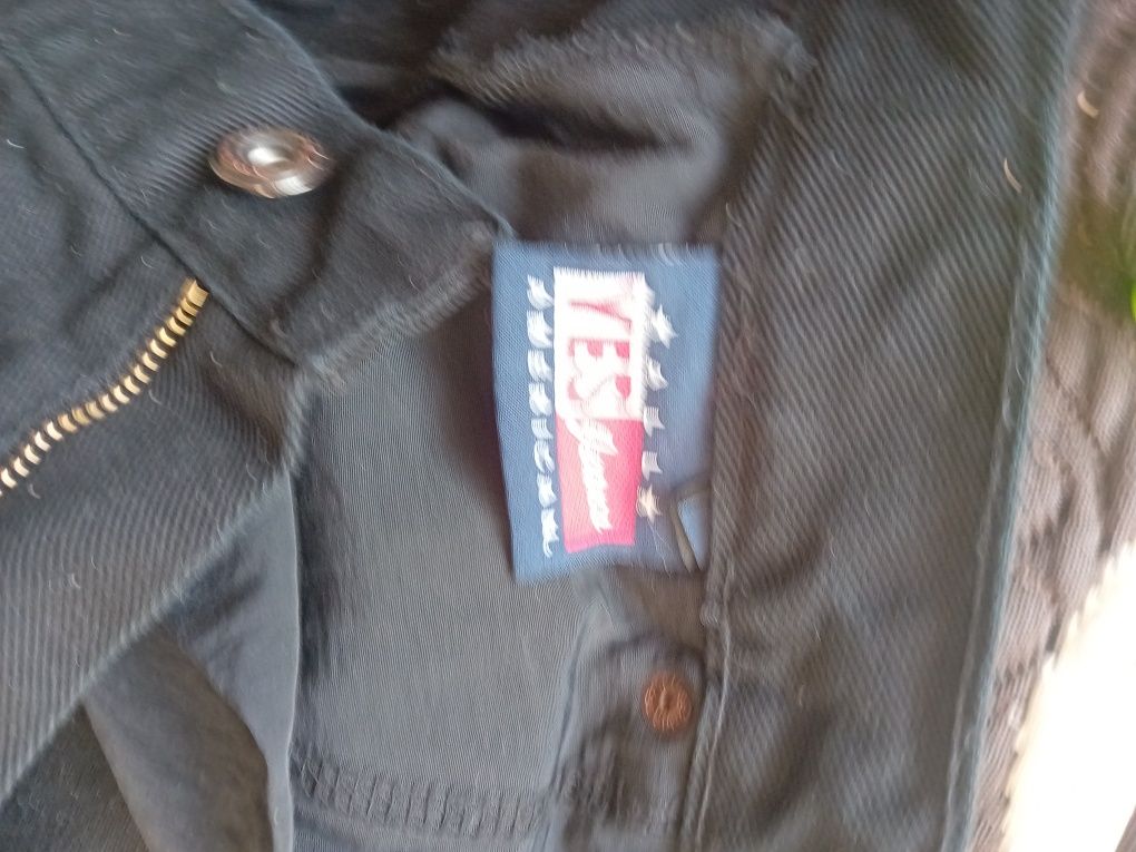 Spodnie jeans męskie czarne all american xxl