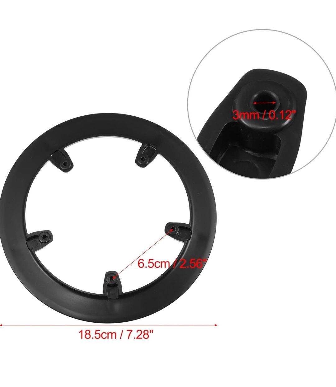 X AUTOHAUX 2 sztuki pierścień ochronny łańcucha rowerowego do rowerów