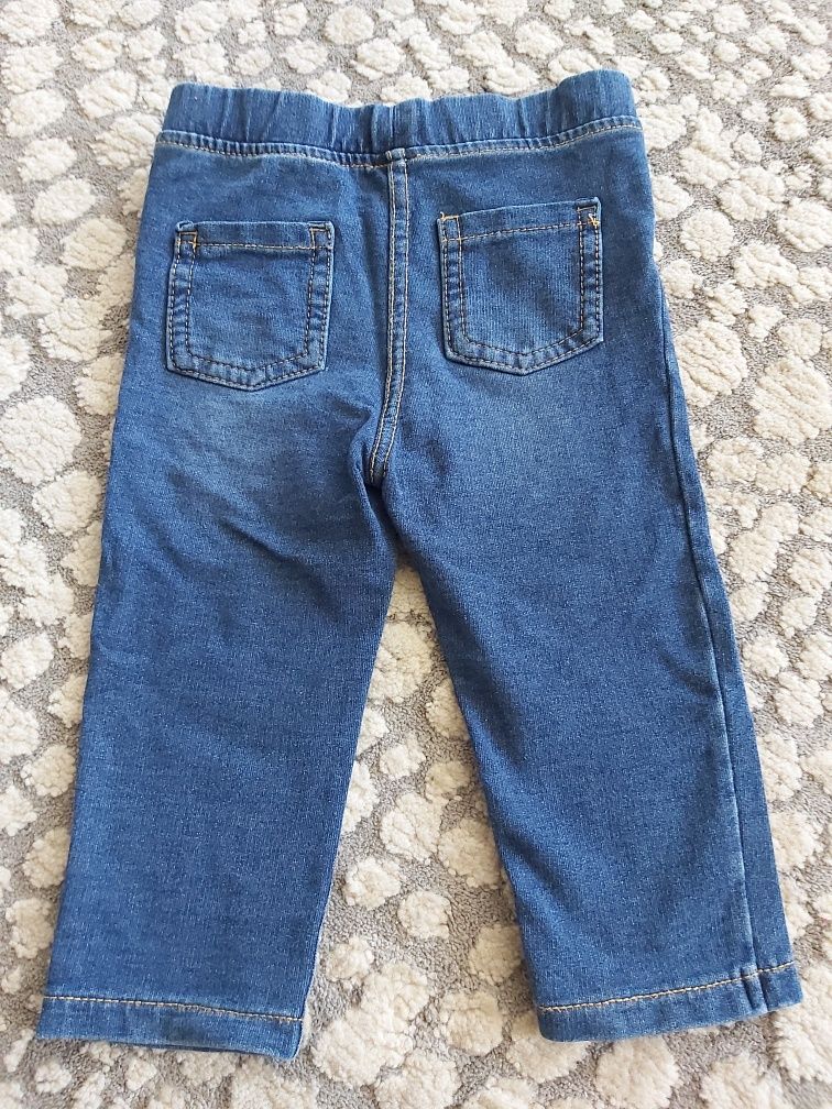 68 74 George tregginsy spodnie leginsy getry jeansowe jak hm h&m