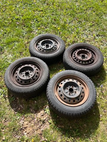 Felgi "14 z oponami 175/65 R14 Barum Polaris 3