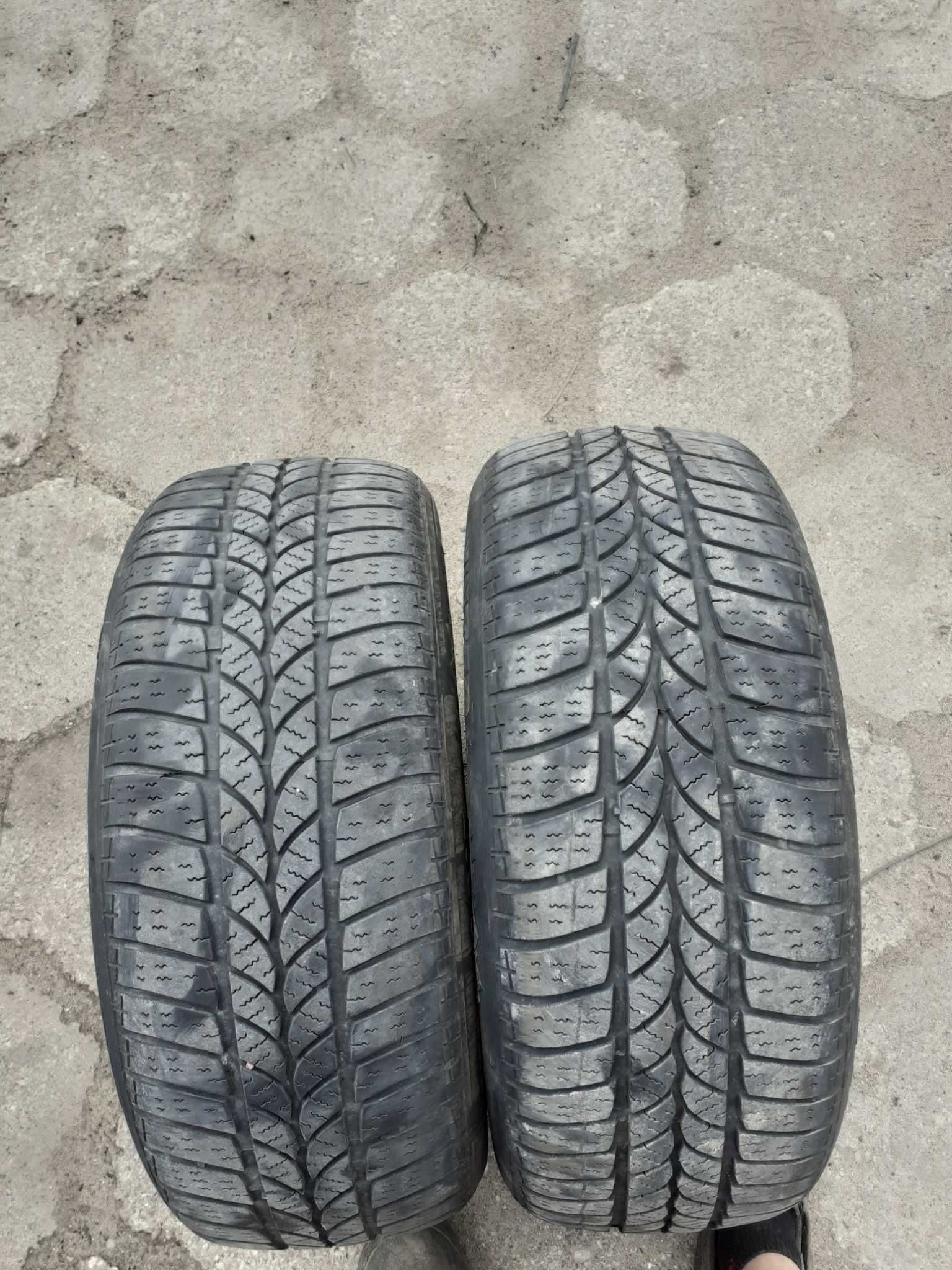 2x używane opony zimowe 205/55 R16 Taurus 5mm - możliwy montaż