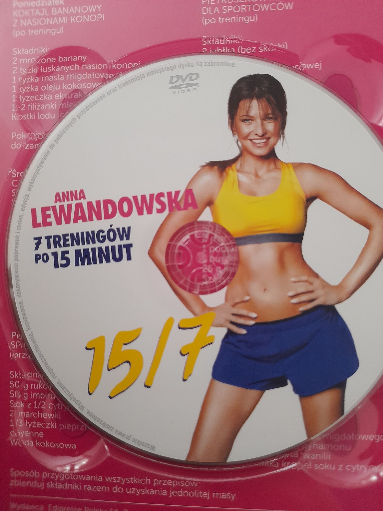 Anna Lewandowska ćwiczenia fitness na Dvd