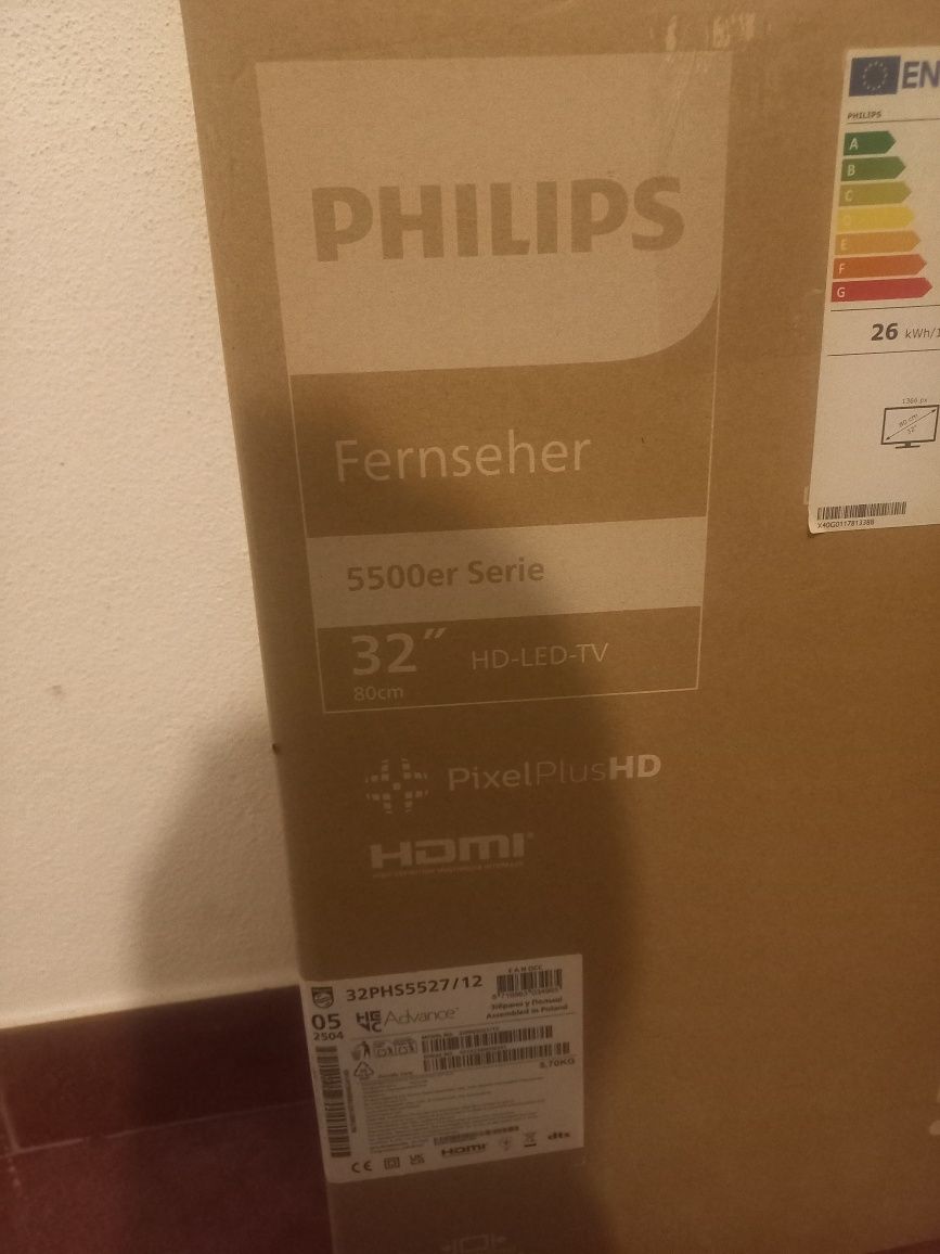 Tv Philips Fernseher HD Led 32 / 80 cm