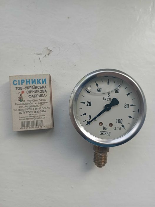 Манометр Wika  100 bar гліцериновий