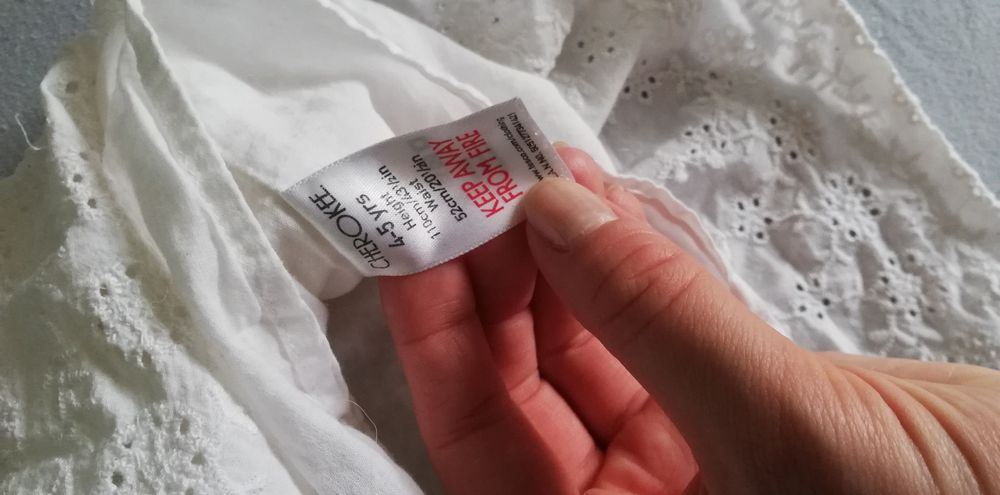 Spódnica koronkowa dla dziewczynki